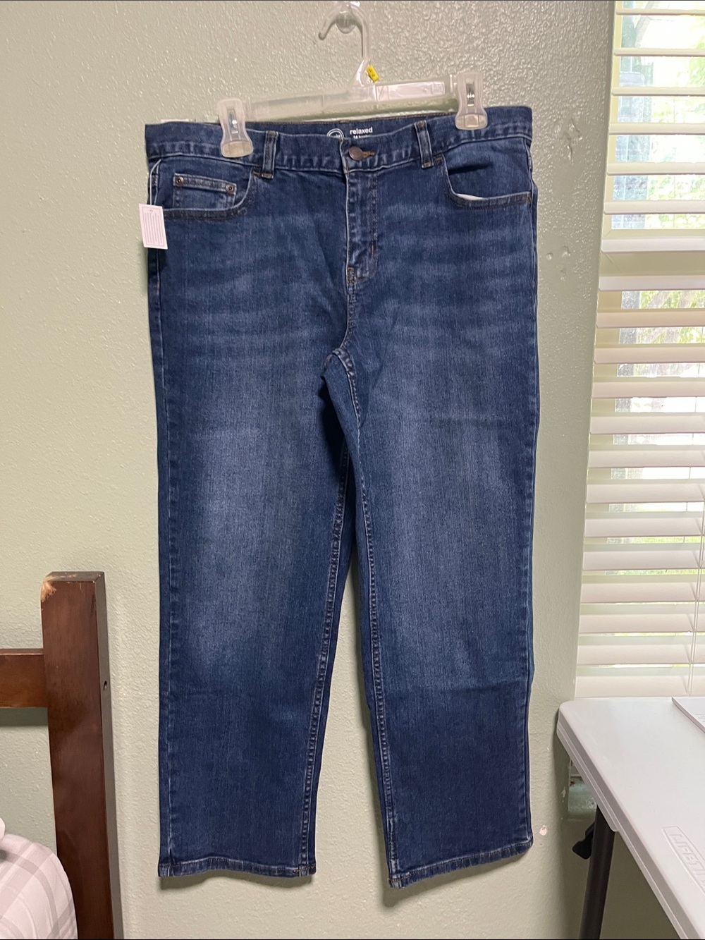 Wonder nation Boys Relaxed Dark Blue Denim Jeans 14 Husky